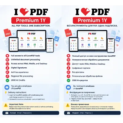 iLovePDF Premium — 1 год - irongamers.ru