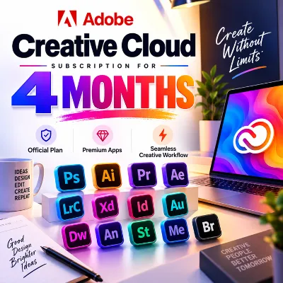 Adobe Creative Cloud Pro — 4 Months | All Apps + 4,000 AI Credits - irongamers.ru