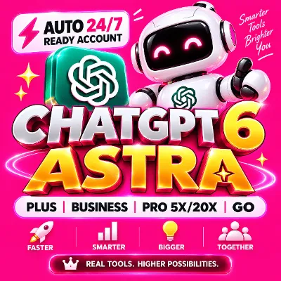 [АВТО 24/7] [ГОТОВЫЙ АККАУНТ] CHATGPT 6 ASTRA PLUS | BUSINESS | PRO 5X/20X | GO - irongamers.ru