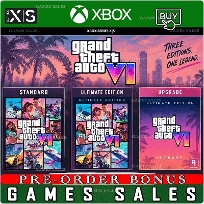 GRAND THEFT AUTO VI GTA 6+ВСЕ ИЗДАНИЯ ULTIMATE UPGRADE XBOX|XS ПРЕДЗАКАЗ+БОНУСЫ+АВТО - irongamers.ru