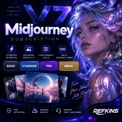 MIDJOURNEY V7 ПОДПИСКА 1 МЕСЯЦ | BASIC / STANDARD / PRO / MEGA | АКТИВАЦИЯ / ПРОДЛЕНИ - irongamers.ru