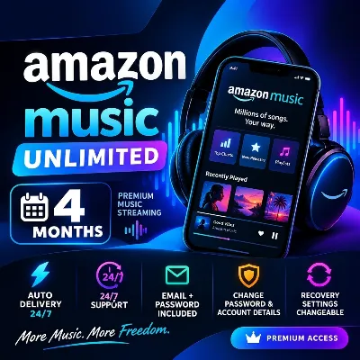 Amazon Music Unlimited 4 месяца | Личный аккаунт | Автовыдача 24/7 - irongamers.ru