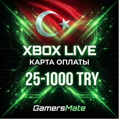 Карта оплаты Xbox Live 25-300 TRY Турция - irongamers.ru