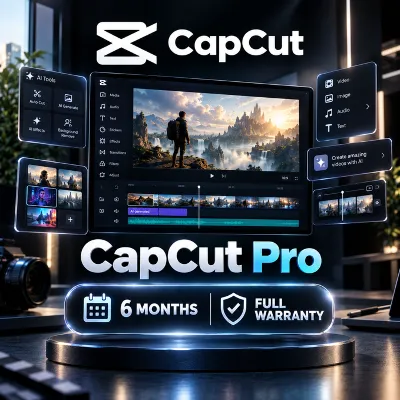 CapCut Pro 6 месяцев | Полная гарантия | Готовый аккаунт | По всему миру - irongamers.ru