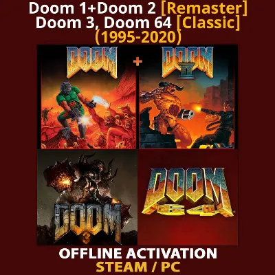 Doom 1, Doom 2, Doom 3, Doom 64 [Classic] (1995-2020) - irongamers.ru