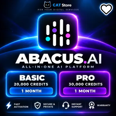 Abacus AI Basic / Pro | 1 месяц • 100+ AI-моделей • Быстрая активация • Гарантия - irongamers.ru
