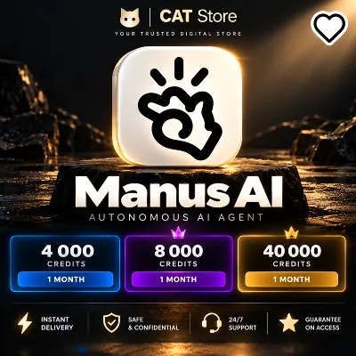 Manus AI | 4 000 • 8 000 • 40 000 кредитов | 1 месяц • Апгрейд / Готовый аккаунт • Га - irongamers.ru