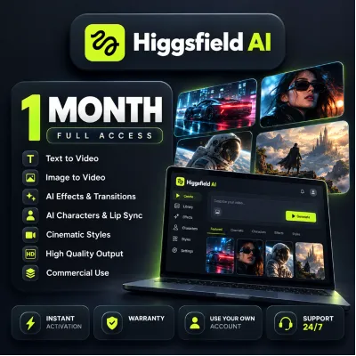 Higgsfield AI 1 месяц – BASIC | PRO | Ultra | FULL ГАРАНТИЯ - irongamers.ru