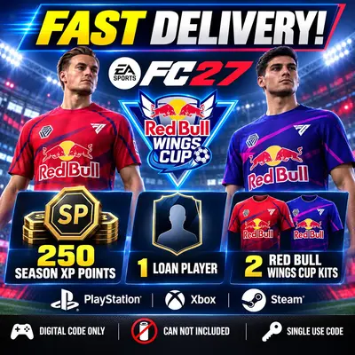 Код для EA SPORTS FC 27 RED BULL WINGS CUP | 250 очков сезона + 2 комплекта формы + и - irongamers.ru