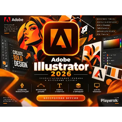 Adobe Illustrator 2026 для Windows—векторная графика|Бессрочная версия - irongamers.ru