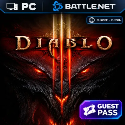 Diablo III – Guest Pass (Ключ Battle.net для) – Глобальный - irongamers.ru