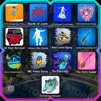 FORTNITE • 13 НАГРАД • Global Championship 2026 • TWITCH DROPS / ТВИЧ ДРОПСЫ • АВТО - irongamers.ru