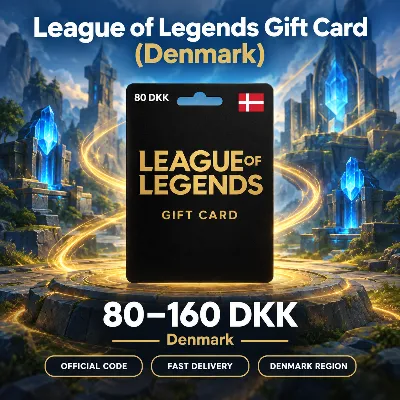 League of Legends Gift Card (Дания) 80–160 DKK | Код пополнения - irongamers.ru