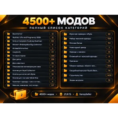 The Sims 4 Большая сборка модов 4500+ Симс 4 лучшая сборка 2026 ПРЕМИУМ контент - irongamers.ru