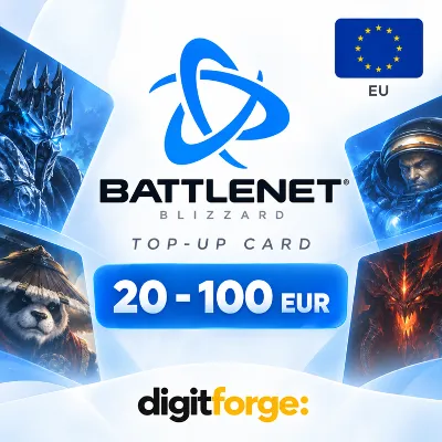 Карта пополнения Blizzard (Battle.net) · 20–100 EUR · EU - irongamers.ru