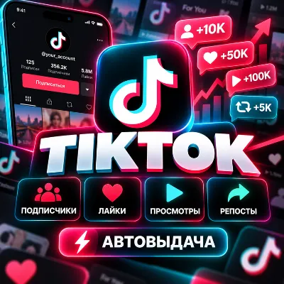 TIKTOK: Подписчики • Лайки • Просмотры • Репосты [АВТО] - irongamers.ru