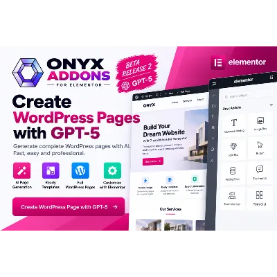 Onyx Addons для Elementor — Beta Release 2 + GPT-5. WordPress + HTML (Accept PayPal) - irongamers.ru