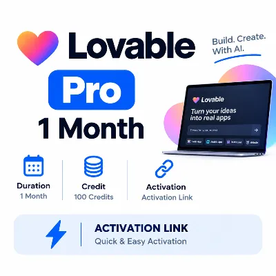 Lovable.dev AI Pro — 1 месяц | 105 кредитов | Личный аккаунт | Мгновенный доступ - irongamers.ru