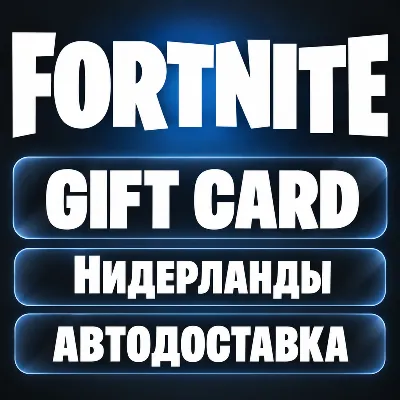 Fortnite (Фортнайт) | V-Bucks (В-баксы), карта EUR | Epic Games | Нидерланды - irongamers.ru