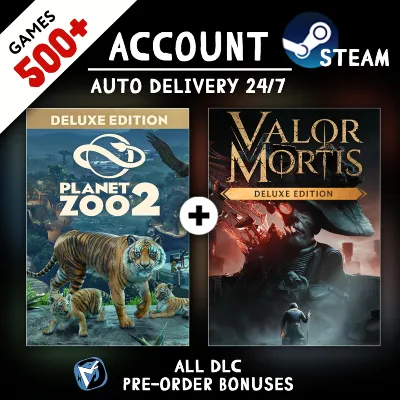 Planet Zoo 2: Deluxe Edition + Valor Mortis Deluxe Edition + 500 GAMES STEAM ACCOUNT - irongamers.ru