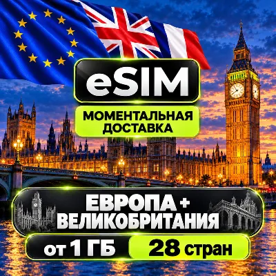 eSIM | Europe + UK 28 СТРАН | AIRALO | Premium | есим - irongamers.ru