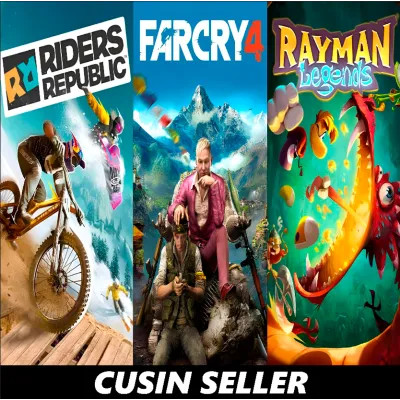 Riders Republic + Far Cry 4 + Rayman Legends | Ubisoft | Оффлайн аккаунт - irongamers.ru