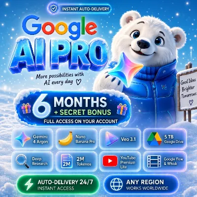 Google AI Pro 6 мес Сюрприз | 5 ТБ | Ваш Gmail | Gemini 4 Argon, Antigravity - irongamers.ru
