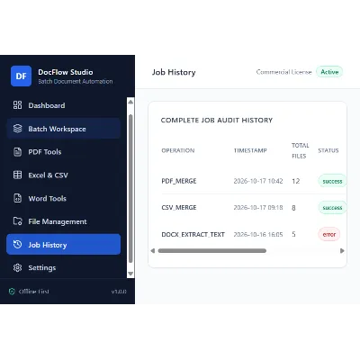 DocFlow Batch Studio — пакетная обработка документов (PDF, Excel, CSV, Word) - irongamers.ru