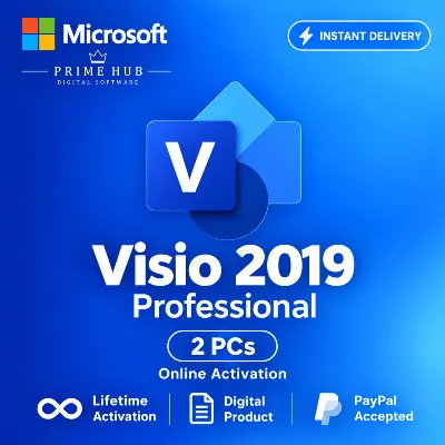 Visio 2019 Pro | 2 ПК | Retail Online | Бессрочно | Мгновенно - irongamers.ru