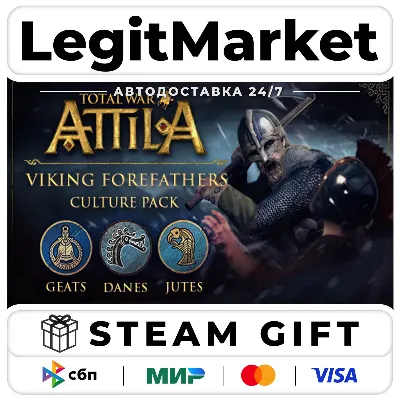 DLC Total War: ATTILA - Viking Forefathers / Steam АВТО / РУ + МИР - irongamers.ru