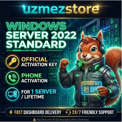 WINDOWS SERVER 2022 STANDARD Официальный ключ | Активация по телефону | 1 сервер, пож - irongamers.ru