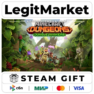 DLC Minecraft Dungeons Jungle Awakens / Steam АВТО / РУ + МИР - irongamers.ru