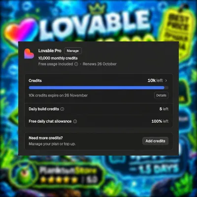Lovable 1200-10.000 Кредитов на 1,5 дня - irongamers.ru