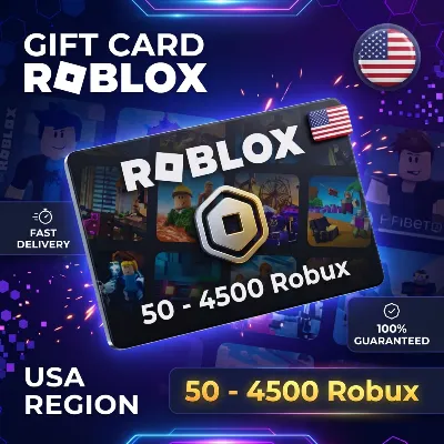 Roblox Подарочная карта USA (США) 50-11000 Robux | Код РБ | Автовыдача 24/7 - irongamers.ru