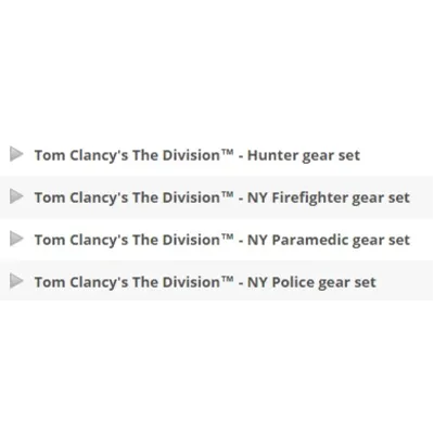 Экипировка Tom Clancys The Division PS4 КЛЮЧ PSN США - irongamers.ru