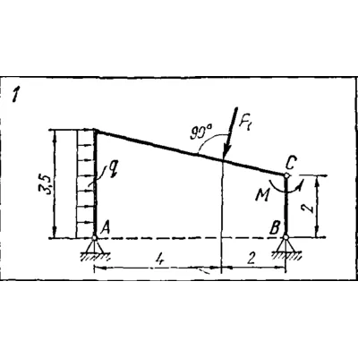 C5 Вариант 01 термех из решебника Яблонский А.А. 1978 г