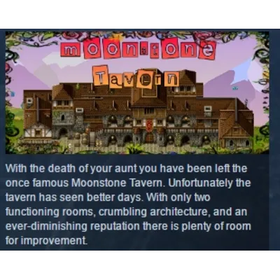 Moonstone Tavern - A Fantasy Tavern Sim! STEAM KEY REGION GLOBAL+РОССИЯ ЛИЦЕНЗИЯ - irongamers.ru