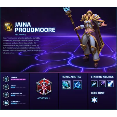 Heroes of the Storm Джайна Герой Hero Jaina Ключ - irongamers.ru