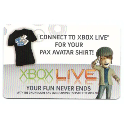 XBOX LIVE USA/EU - PAX Avatar (США только!)МУЖСКОЙ - irongamers.ru