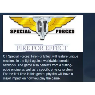 CT Special Forces Fire for Effect STEAM KEY REGION FREE