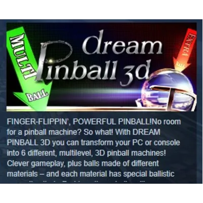 Dream Pinball 3D STEAM KEY REGION GLOBAL+РОССИЯ