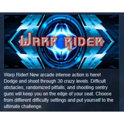 Warp Rider STEAM KEY REGION FREE GLOBAL