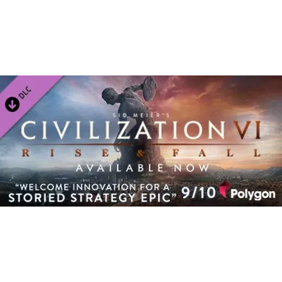 Sid Meier&amp;acute;s Civilization VI - Rise and Fall (DLC) STEAM КЛЮЧ