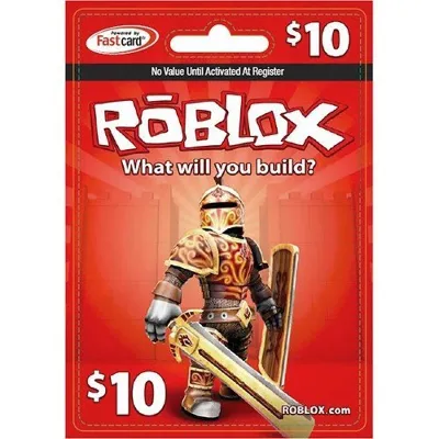 ROBLOX 10$ Game Card COD Регион Бесплатный Мног