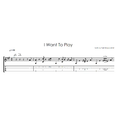 I Want To Play (БЛ) - на гитаре ноты+табы - irongamers.ru