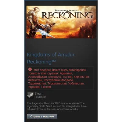 Kingdoms of Amalur: Reckoning (Steam Gift RU/CIS) - irongamers.ru