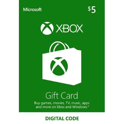 Xbox Gift Card 5$ USA - без комиссии - irongamers.ru