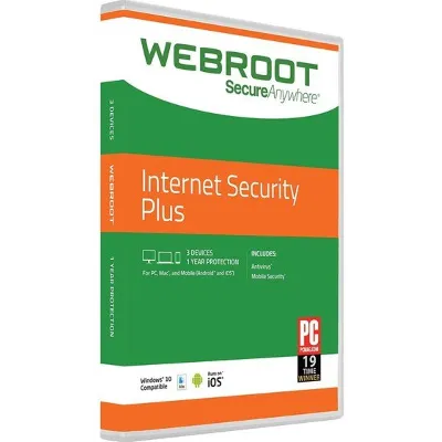 Webroot Internet Security Plus 2 года / 3 устройства - irongamers.ru