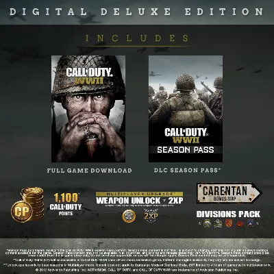 Call of Duty: WWII - Digital Deluxe XBOX ONE Ключ - irongamers.ru