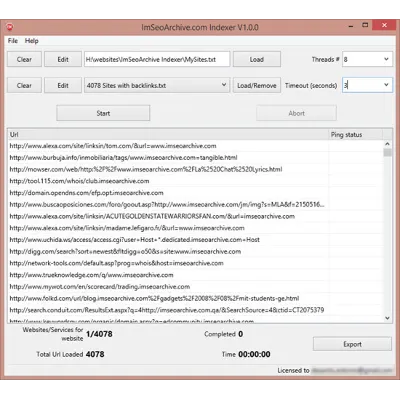 ImSeoArchive Indexer software - irongamers.ru